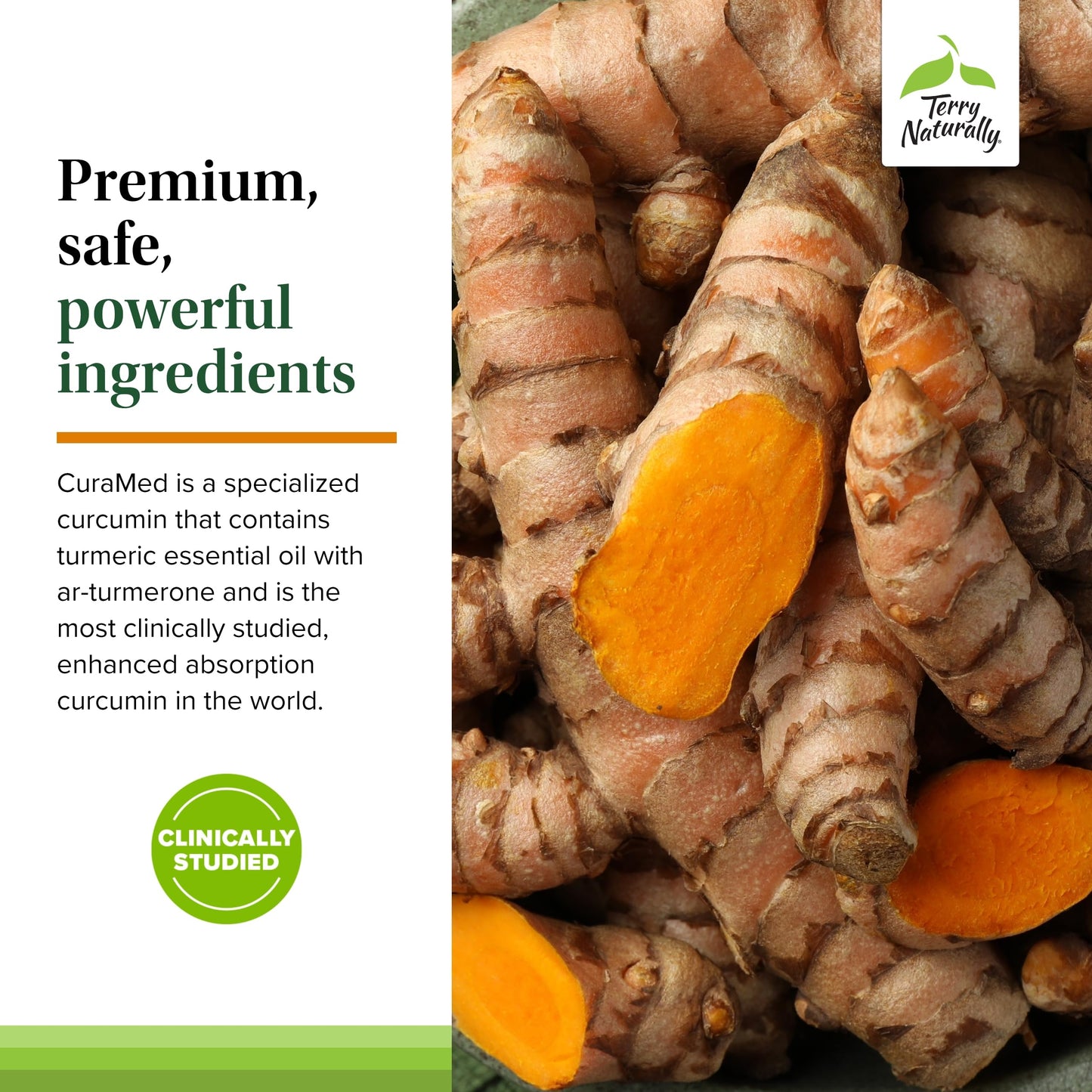 Terry Naturally CuraMed 375mg – Antioxidant Curcumin with Turmeric Essential Oil | Brain, Liver & Immune Support | 90 Softgels
