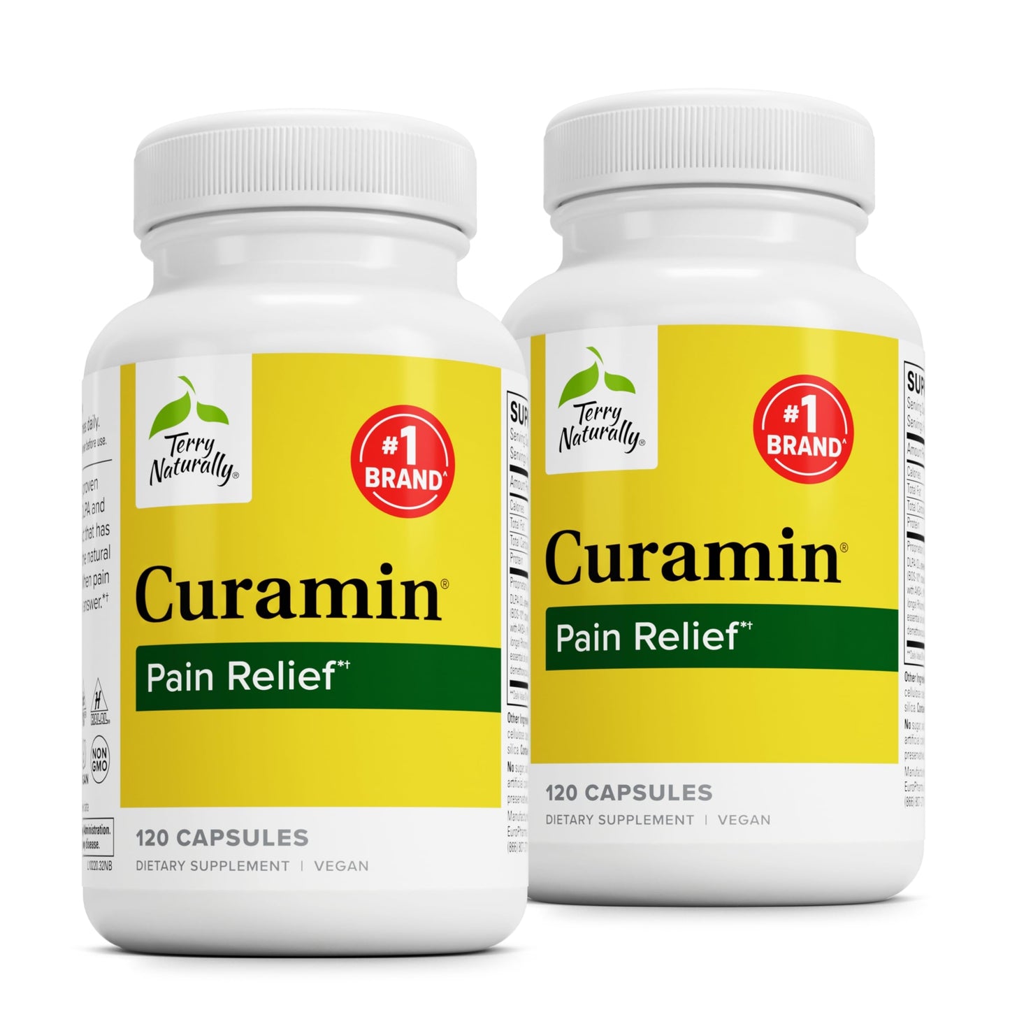 Terry Naturally Curamin – Curcumin for Circulation & Endorphin Support – 120 Capsules (Pack of 2)
