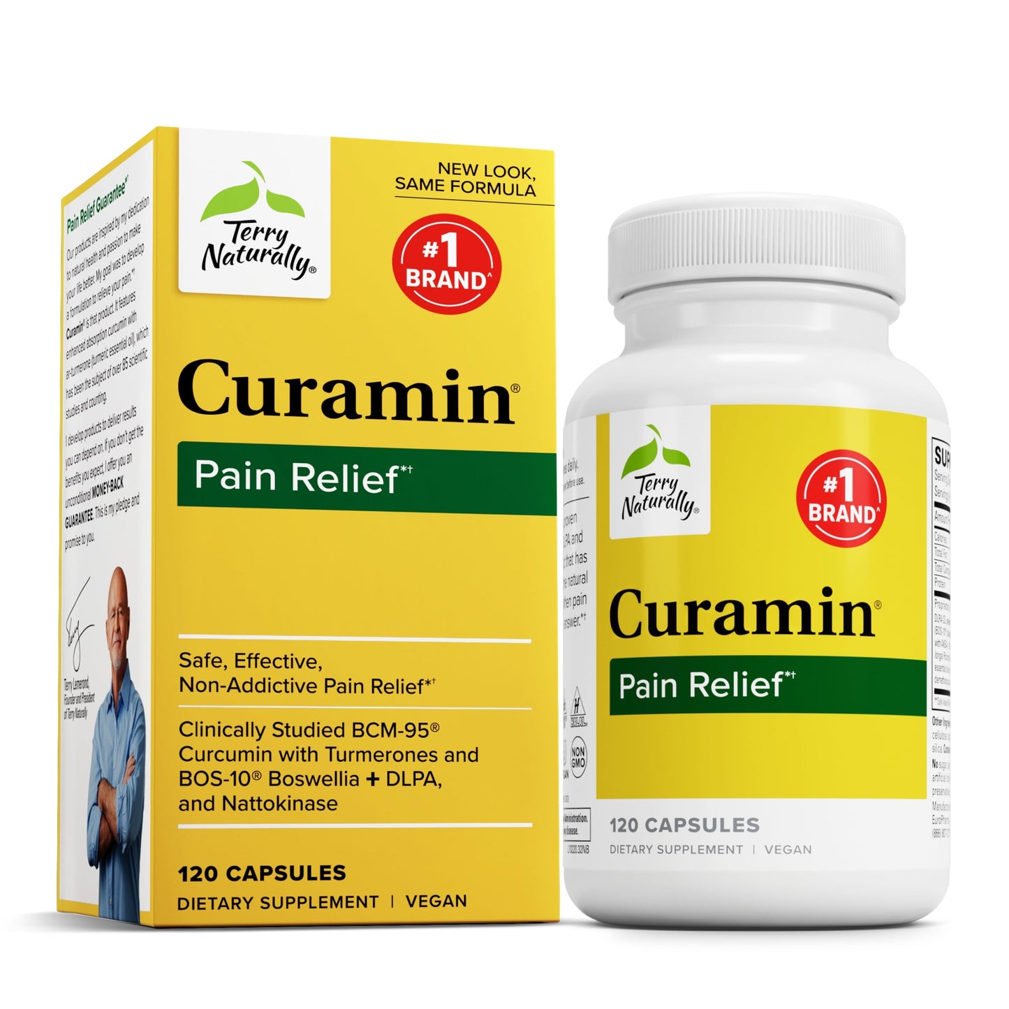 Terry Naturally Curamin – Curcumin for Circulation & Endorphin Support – 120 Capsules