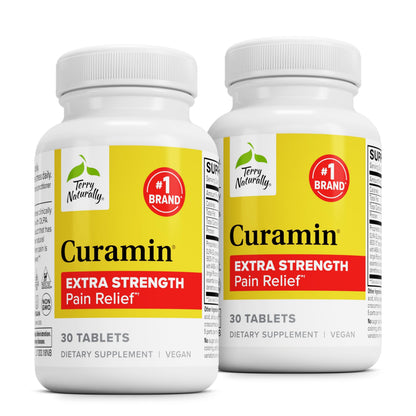 Curamin Extra Strength: Curcumin & Boswellia for Joints, Circulation & Muscle Health (30 Tablets x 2)