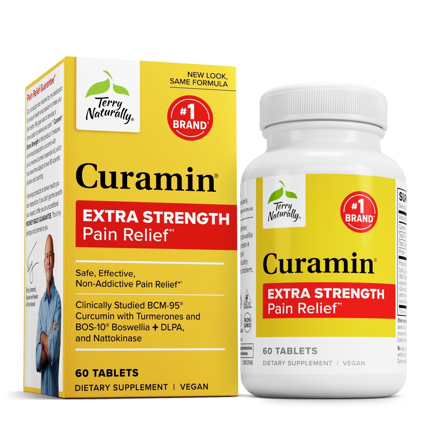 Terry Naturally Curamin Extra Strength – Curcumin & Boswellia for Joint & Muscle Support | 60 Tablets