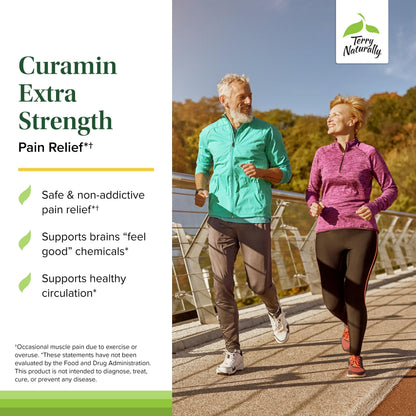 Terry Naturally Curamin Extra Strength – Curcumin & Boswellia for Joint & Muscle Support | 60 Tablets