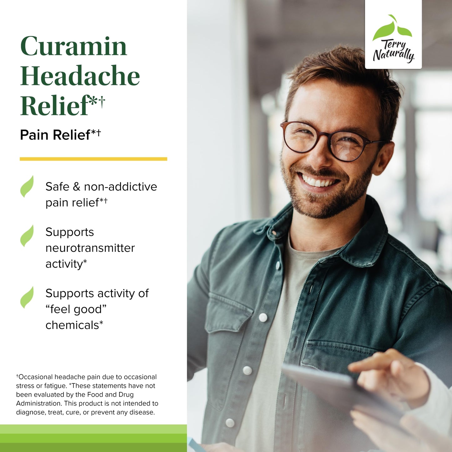 Terry Naturally Curamin Headache - DLPA, Boswellia & Curcumin