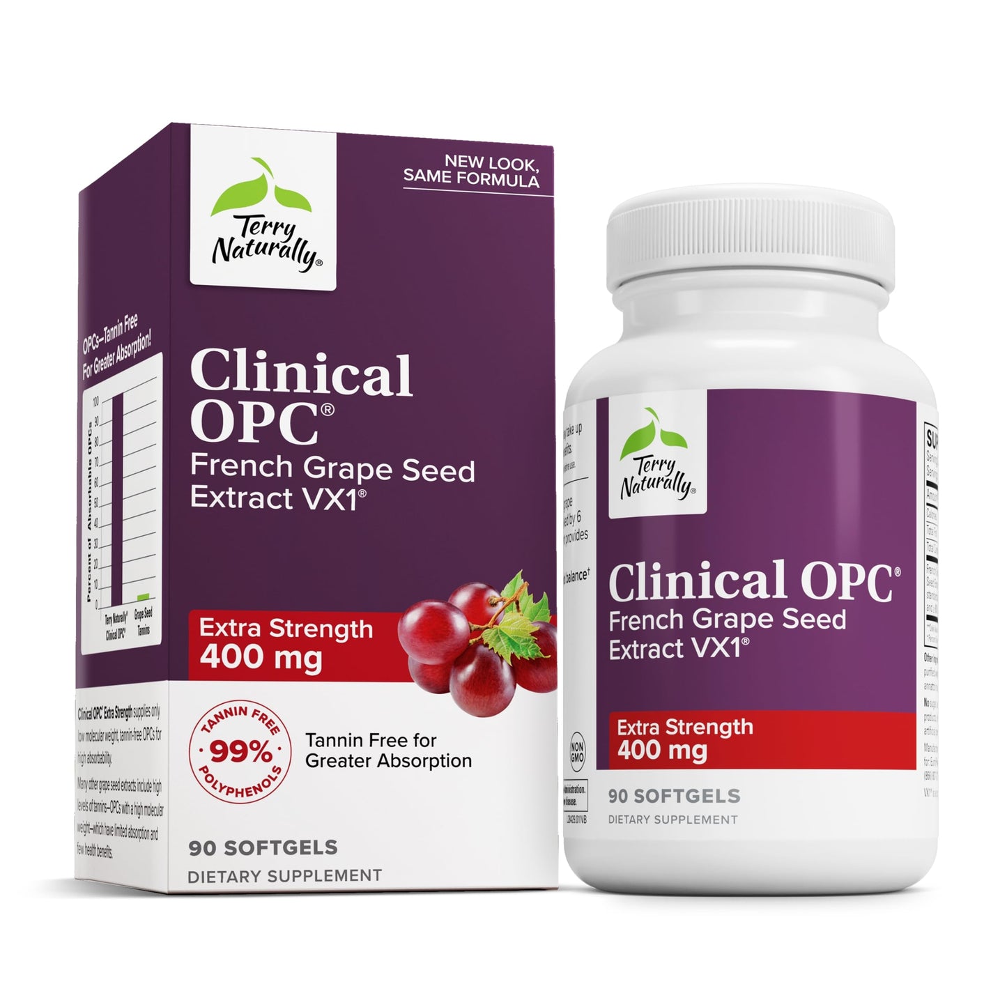 Terry Naturally Clinical OPC Extra Strength – Heart & Artery Support & Focus