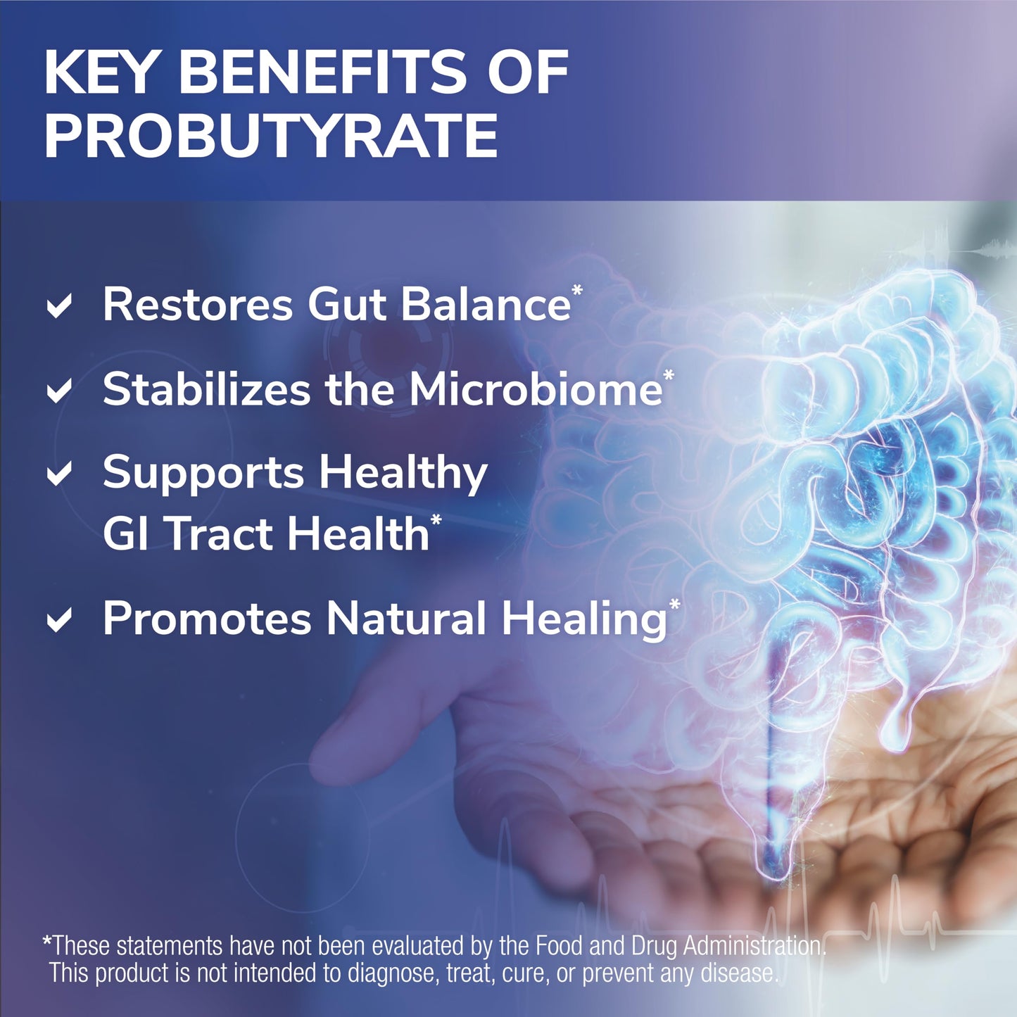 ProButyrate Gut Health Supplement by Tesseract Medical Research – 600mg, 120 Capsules