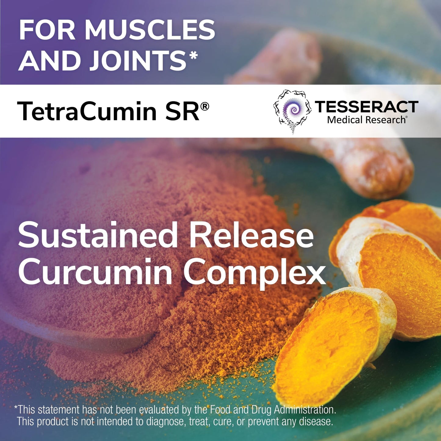 TetraCumin SR Joint Support – Sustained Release Turmeric Curcumin | 120 Capsules
