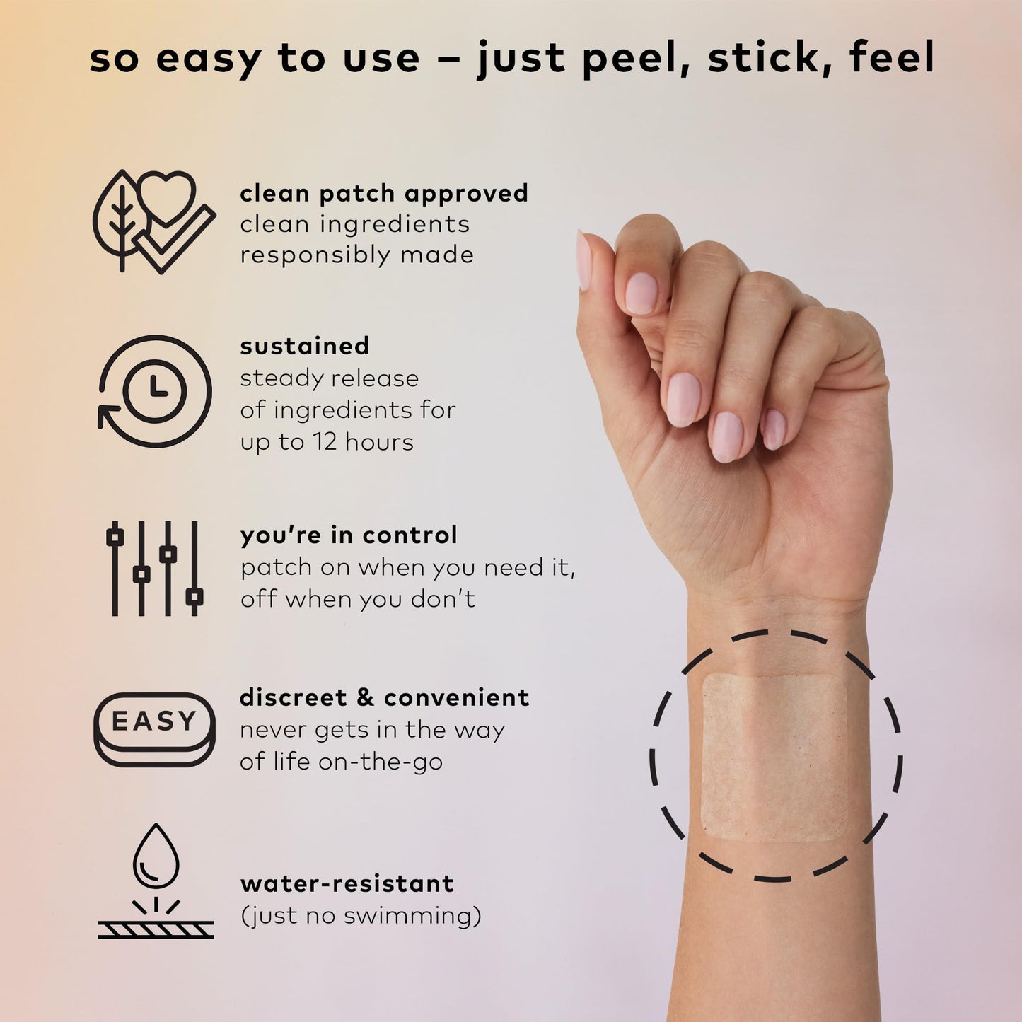The Good Patch Desire Patches – Get in the Mood, Plant-Powered Wellness (24 Patches)