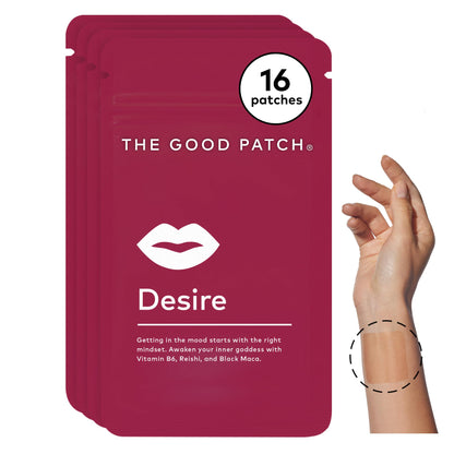 The Good Patch Desire Patches – Get in The Mood, Plant-Powered Wellness