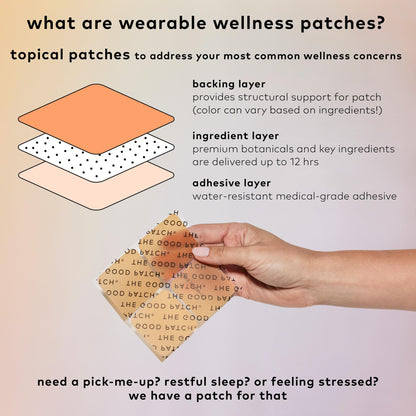 The Good Patch Plant Powered Sleep Support - Melatonin Dream Patch (24 Patches)