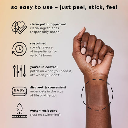 The Good Patch Nite Nite Sleep Patch – Plant-Powered, Sustained-Release Sleep Support (16 Patches)