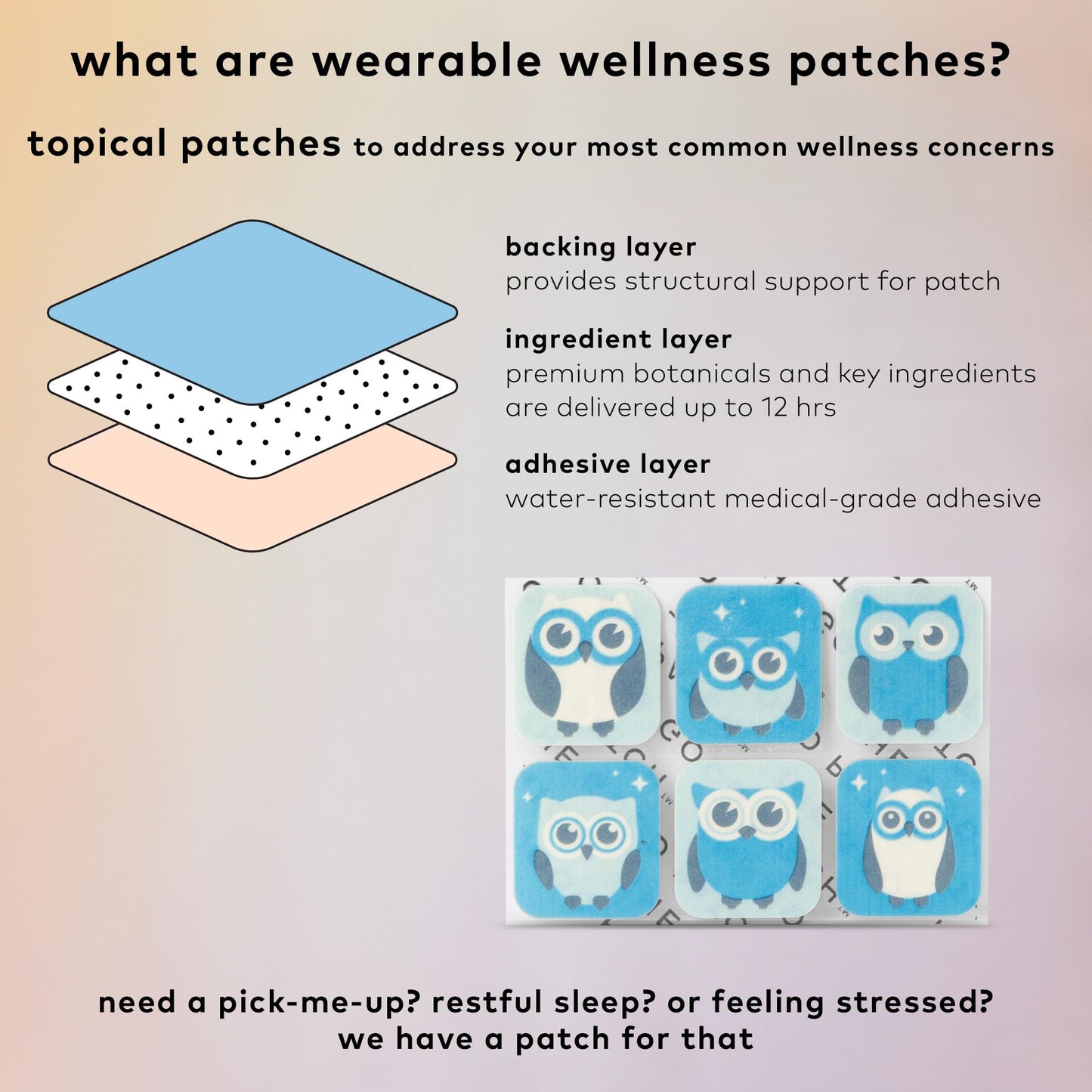 The Good Patch Nite Owl Patch – Natural Sleep Support for Kids (36 Patches)