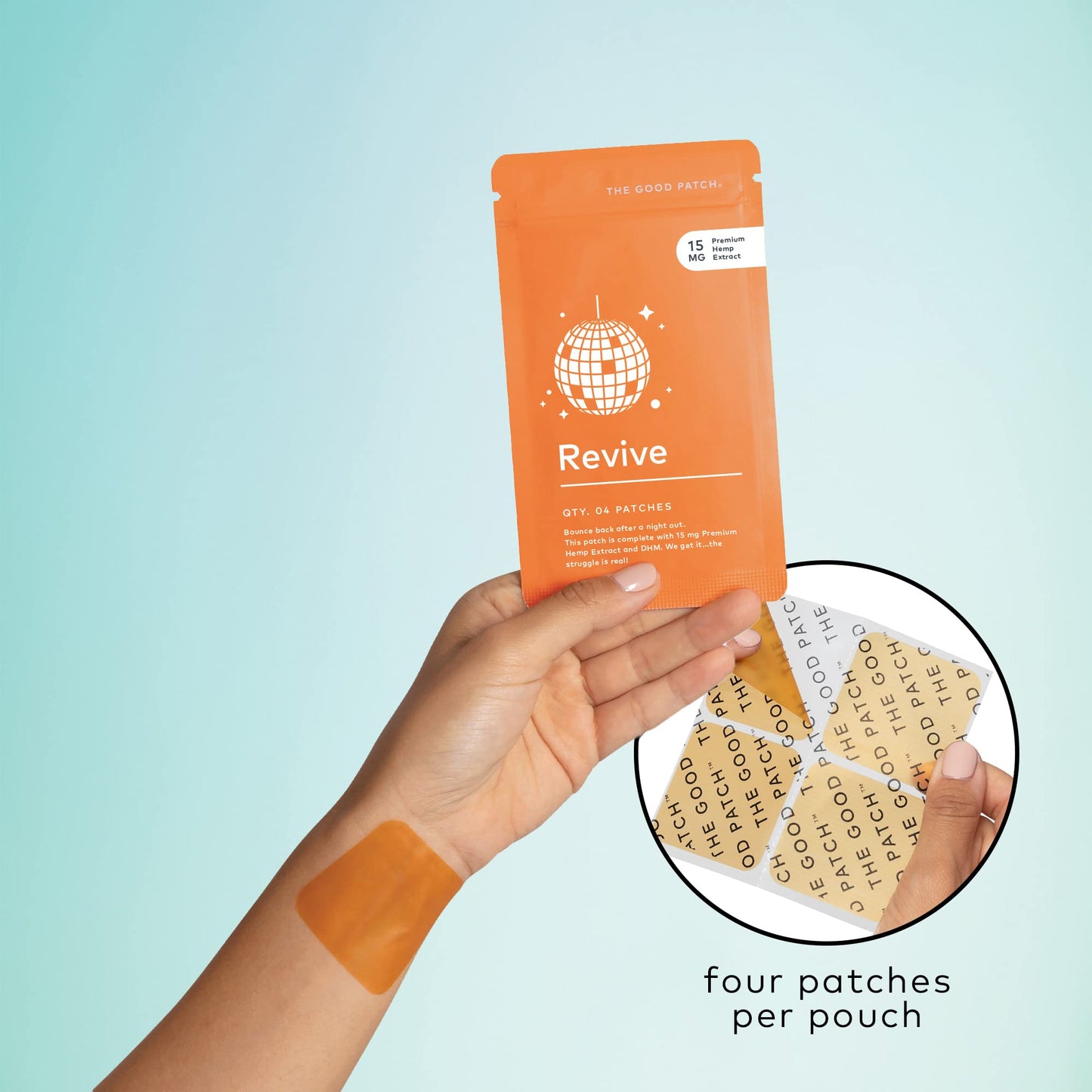 The Good Patch Revive Recovery Patch – Hemp & DHM for Post-Night-Out Wellness