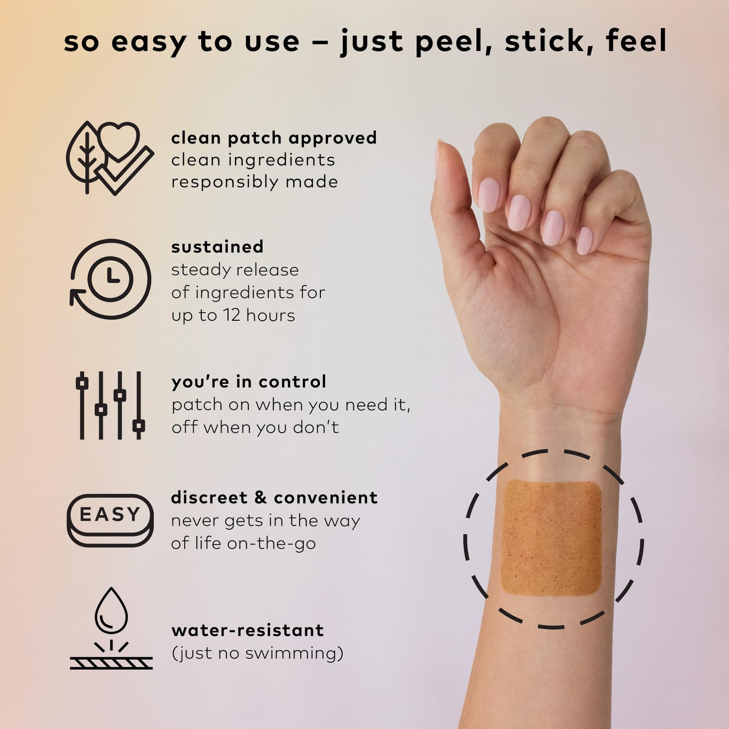 The Good Patch Relax Patches – Unwind & Decompress with Ashwagandha & Ginger (24 Total Patches)