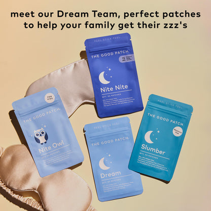Slumber Sleep Patch by The Good Patch — Melatonin-Free, Sustained Release, Plant-Powered Wellness (24 Patches)