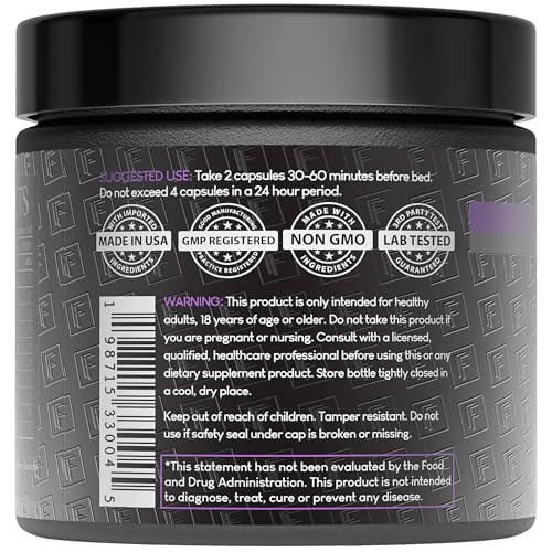 Formulation Factory The Night Before 10-in-1 Sleep Aid – 120 Caps (Melatonin-Free)