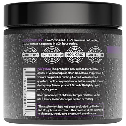 Formulation Factory The Night Before 10-in-1 Sleep Aid – 120 Caps (Melatonin-Free)