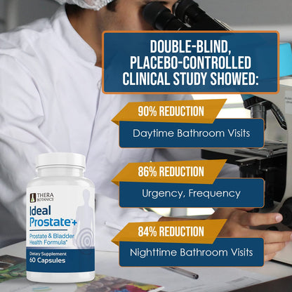 Therabotanics Advanced Men's Prostate Support Plus – Saw Palmetto, Lycopene & Lindera