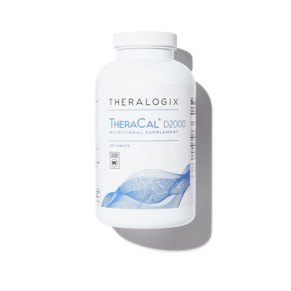 Theralogix TheraCal D2000 — Bone Health Supplement with Calcium, D3, K2 | 360 Tablets, 90-Day Supply, NSF Certified