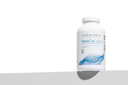 Theralogix TheraCal D2000 — Bone Health Supplement with Calcium, D3, K2 | 360 Tablets, 90-Day Supply, NSF Certified