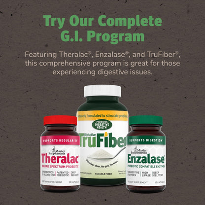 Theralac Master Supplements – 2-Pack Multi-Strain Probiotic for Gut Health, Gluten Free, 60 Servings