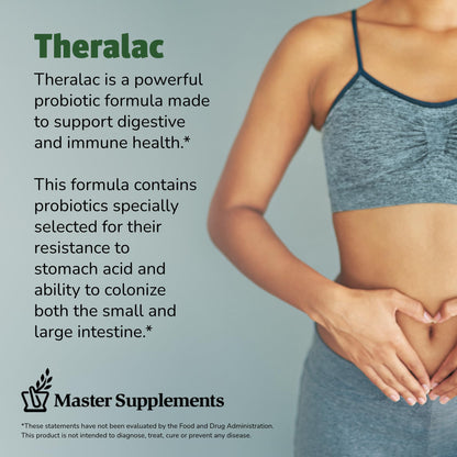Theralac Master Supplements – 3-Pack Probiotic, 90 Servings, Gluten Free for Gut Health