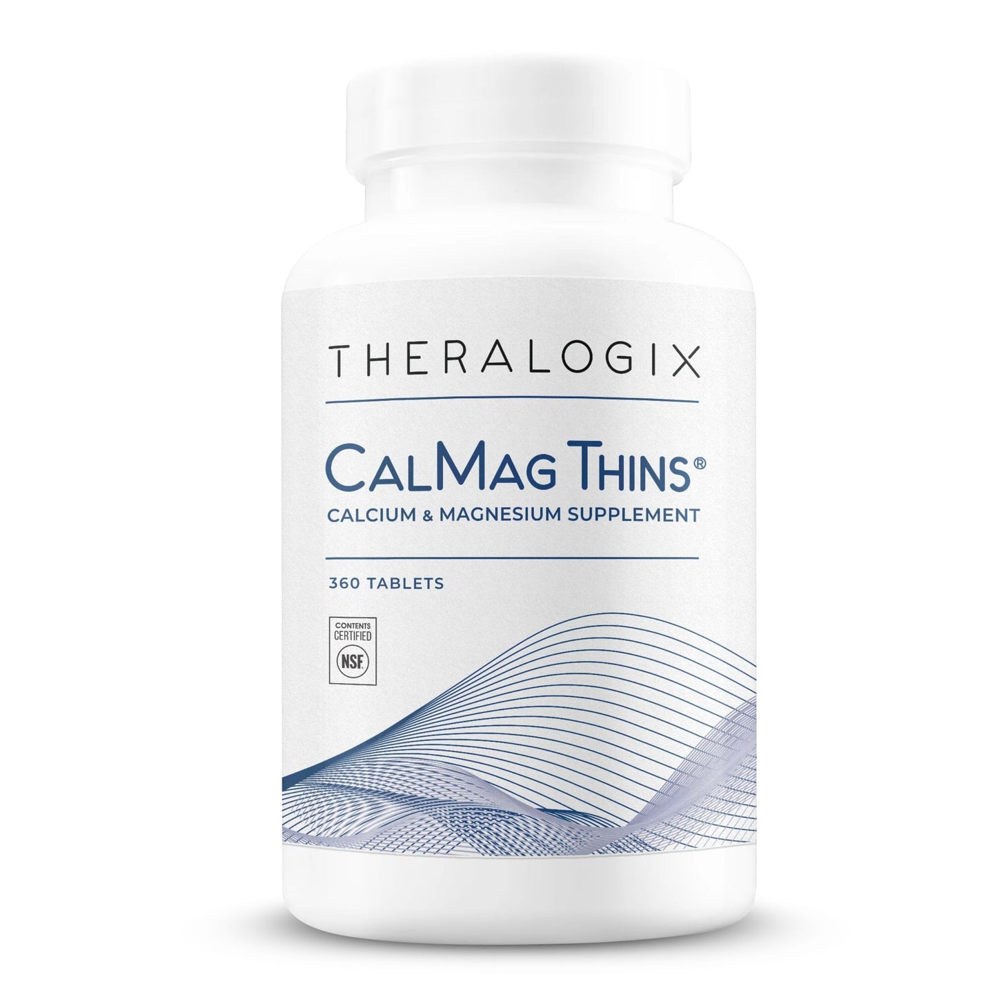 Theralogix CalMag Thins Calcium & Magnesium - 360 Tablets | NSF Certified