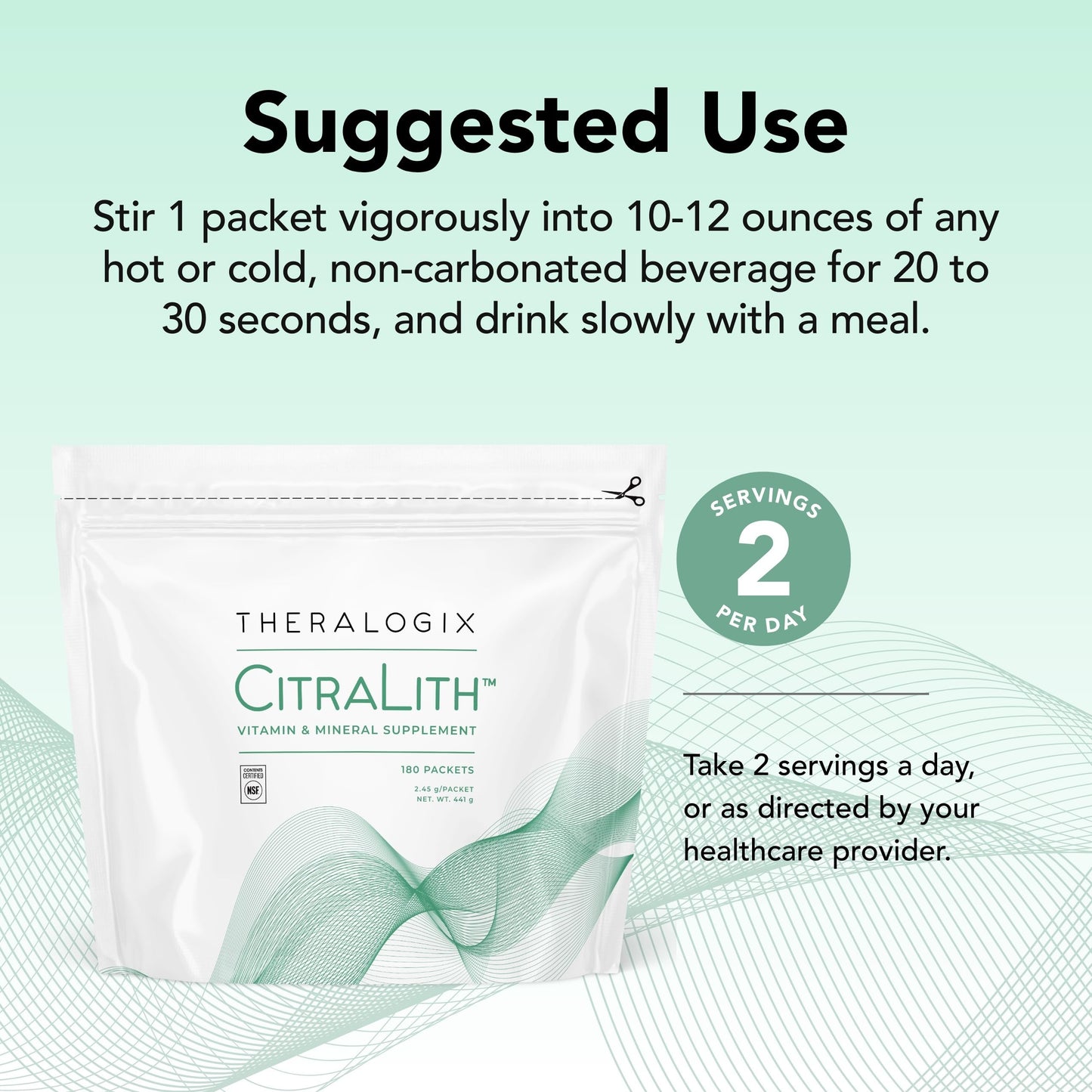 Theralogix CitraLith Kidney Health Supplement – Citrate, Magnesium & B6 | NSF Certified