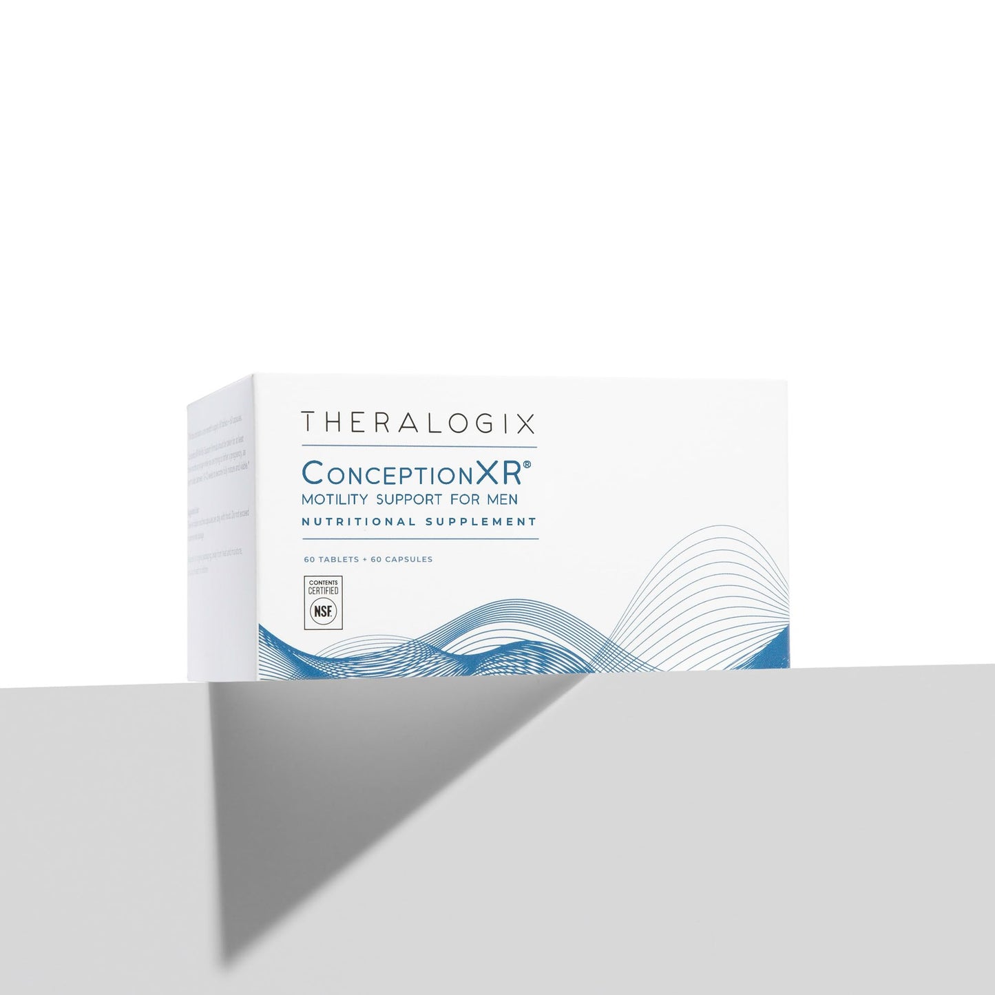 Theralogix ConceptionXR Motility Support Formula – Men’s Preconception Vitamins for Sperm Health, NSF Certified, 60 Tabs + 60 Caps