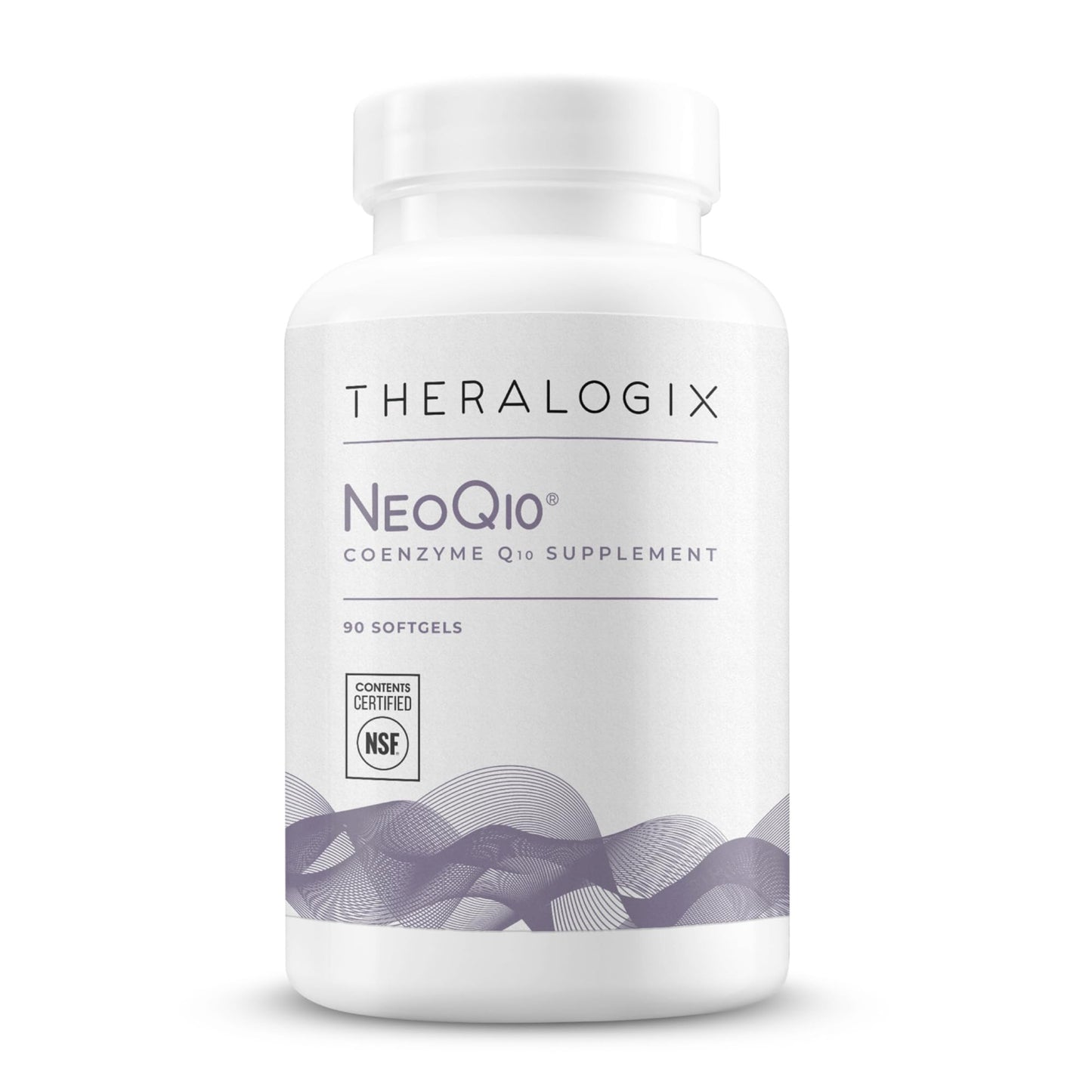 Theralogix NeoQ10 CoQ10 Supplement – Heart Health & Fertility Support | NSF Certified, 90 Softgels