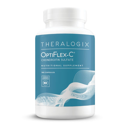 Theralogix OptiFlex-C Chondroitin Sulfate – 180 Capsules (90-Day Supply) – NSF Certified Joint Support