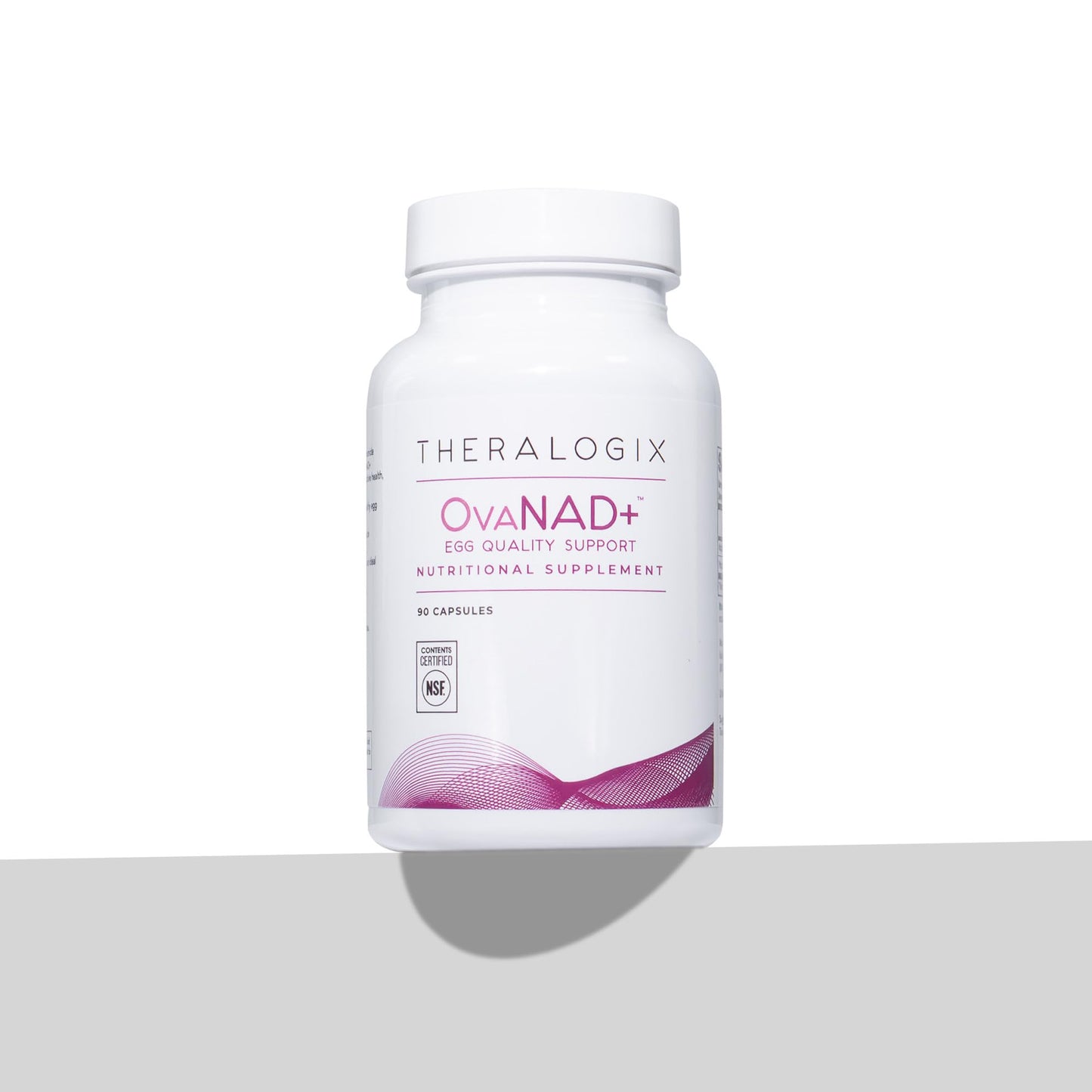 Theralogix OvaNAD+ Egg Quality Support | NR & Pterostilbene | 90-Count, 90-Day Supply