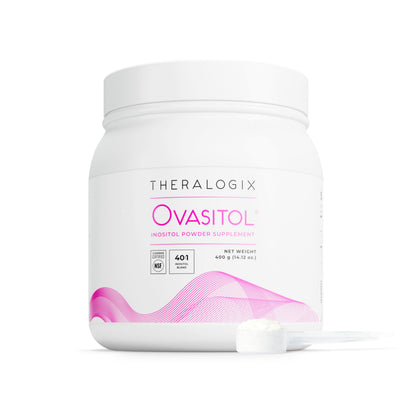 Theralogix Ovasitol Inositol Powder – 400 g (180 Servings) | Myo-Inositol & D-Chiro Inositol for Hormone Balance & Ovarian Function, NSF Certified