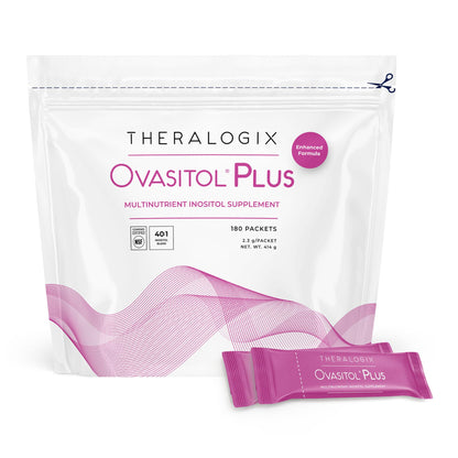 Theralogix Ovasitol Plus Metabolic Health Supplement — Myo-Inositol + D-Chiro Inositol, Chromium Picolinate, Alpha-Lactalbumin & Vitamin D | 180 Count (90-Day Supply)