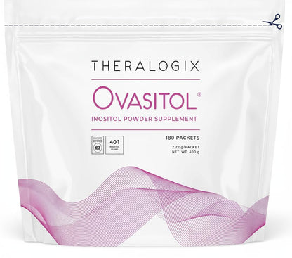 Theralogix Ovasitol Inositol Powder Packets – 90-Day Supply, NSF Certified