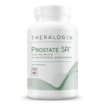 Theralogix Prostate SR Saw Palmetto & Beta-Sitosterol – Urinary Health Support | 180 Softgels (90-Day Supply) | NSF Certified