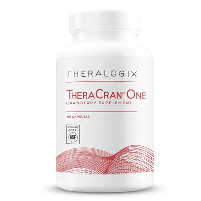 Theralogix TheraCran One Cranberry Capsules – 90-Count, NSF Certified, 36 mg Soluble PACs per Capsule | Urinary Tract Support