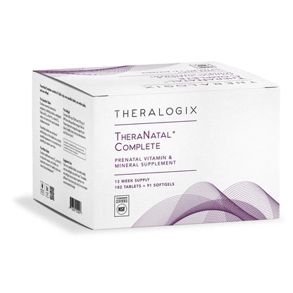 Theralogix TheraNatal Complete Prenatal Vitamin – 91-Day Supply, NSF Certified