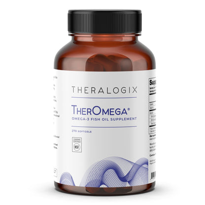 Theralogix TherOmega Omega-3 Fish Oil – 700 mg DHA + EPA, 270 Softgels, Sustainably Sourced & NSF Certified