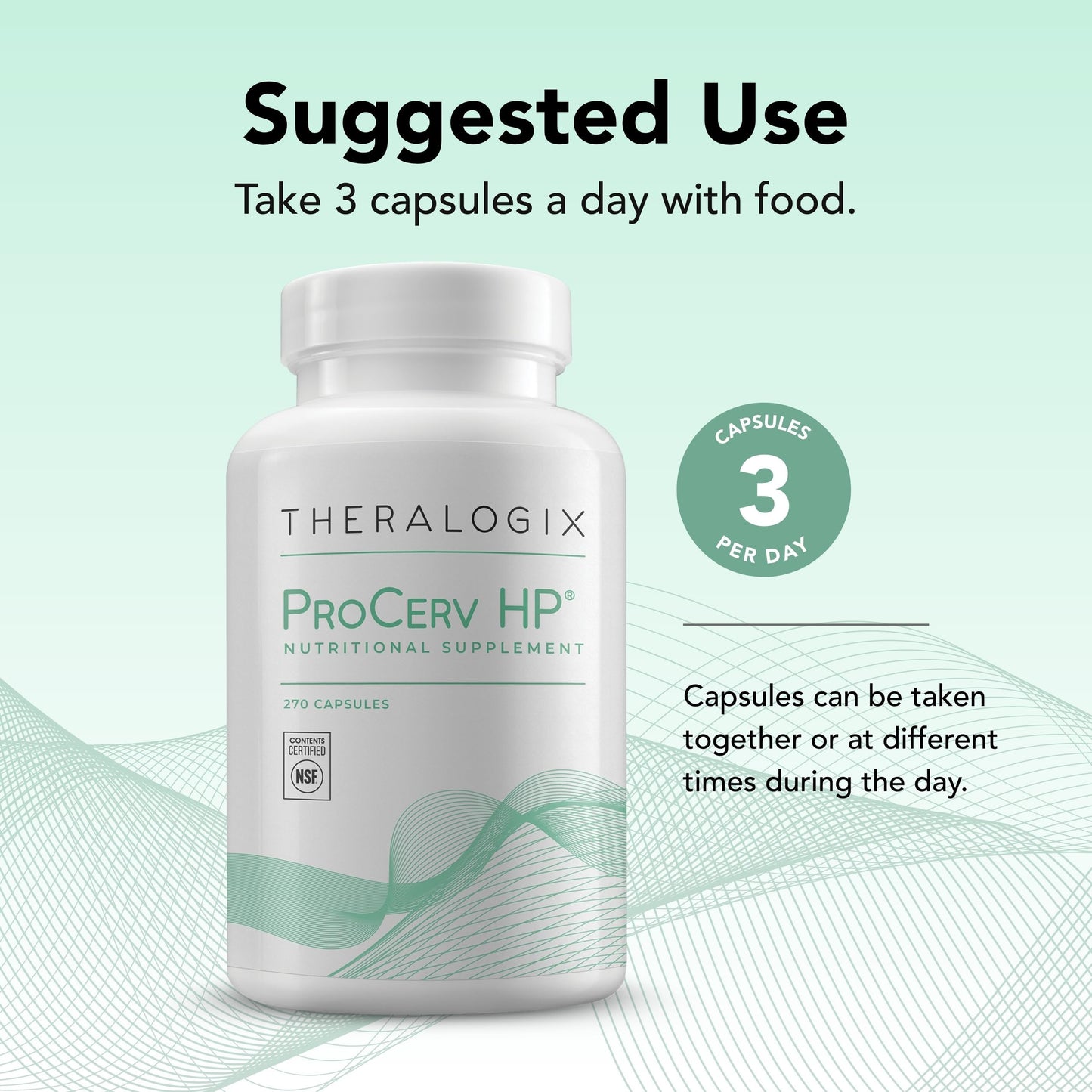 Theralogix ProCerv HP High-Potency Multivitamin – Immune Support for Men & Women – 270 Capsules (NSF Certified)