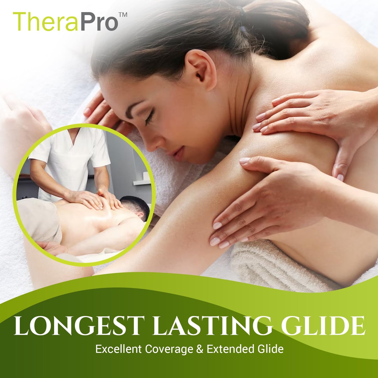 TheraPro Multi-Purpose Massage Cream – 1/2 Gallon, Hypoallergenic & Unscented