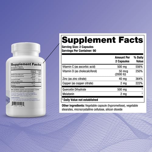 Theralogix Theravir Immune Support – 180 Capsules | NSF Certified