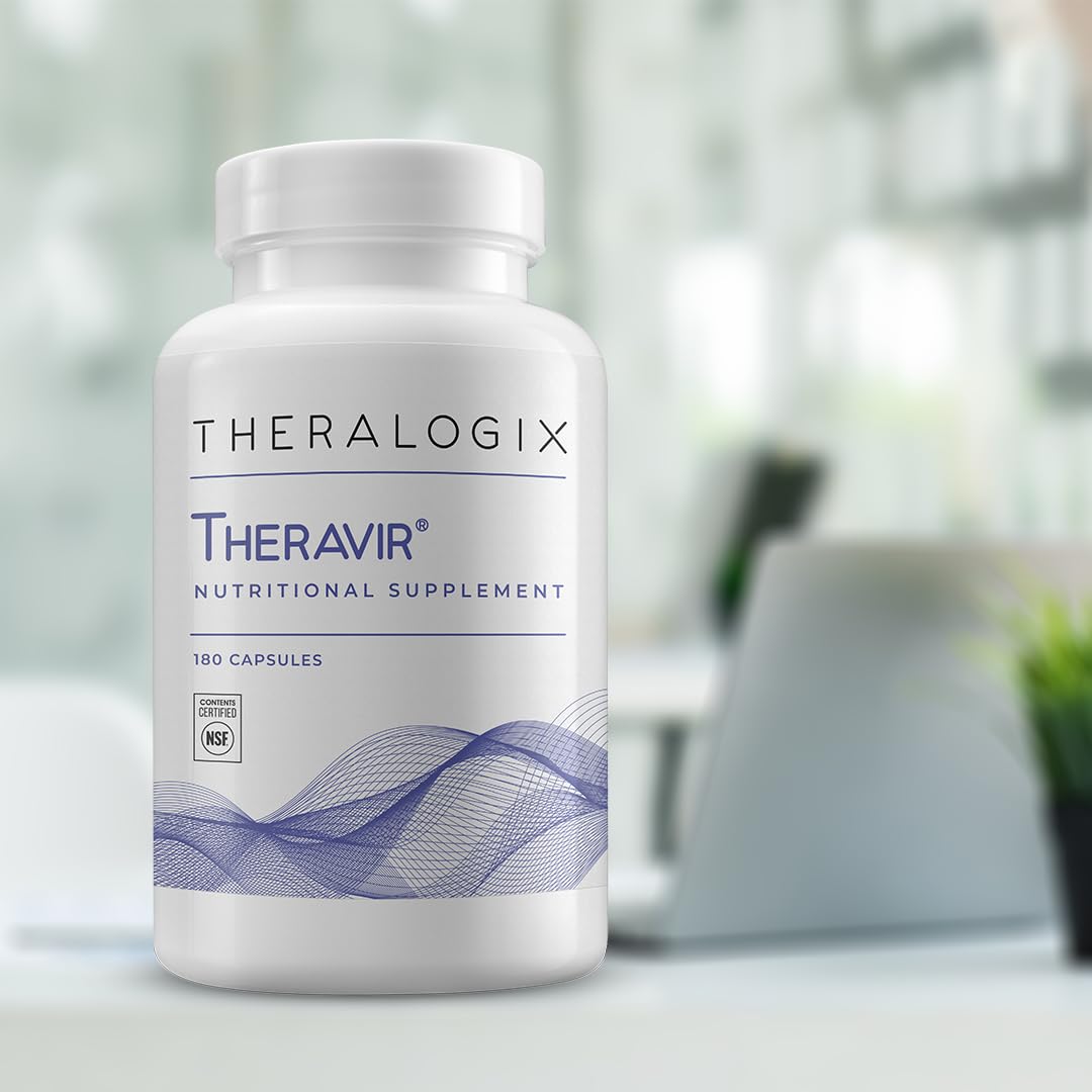 Theralogix Theravir Immune Support – 180 Capsules | NSF Certified