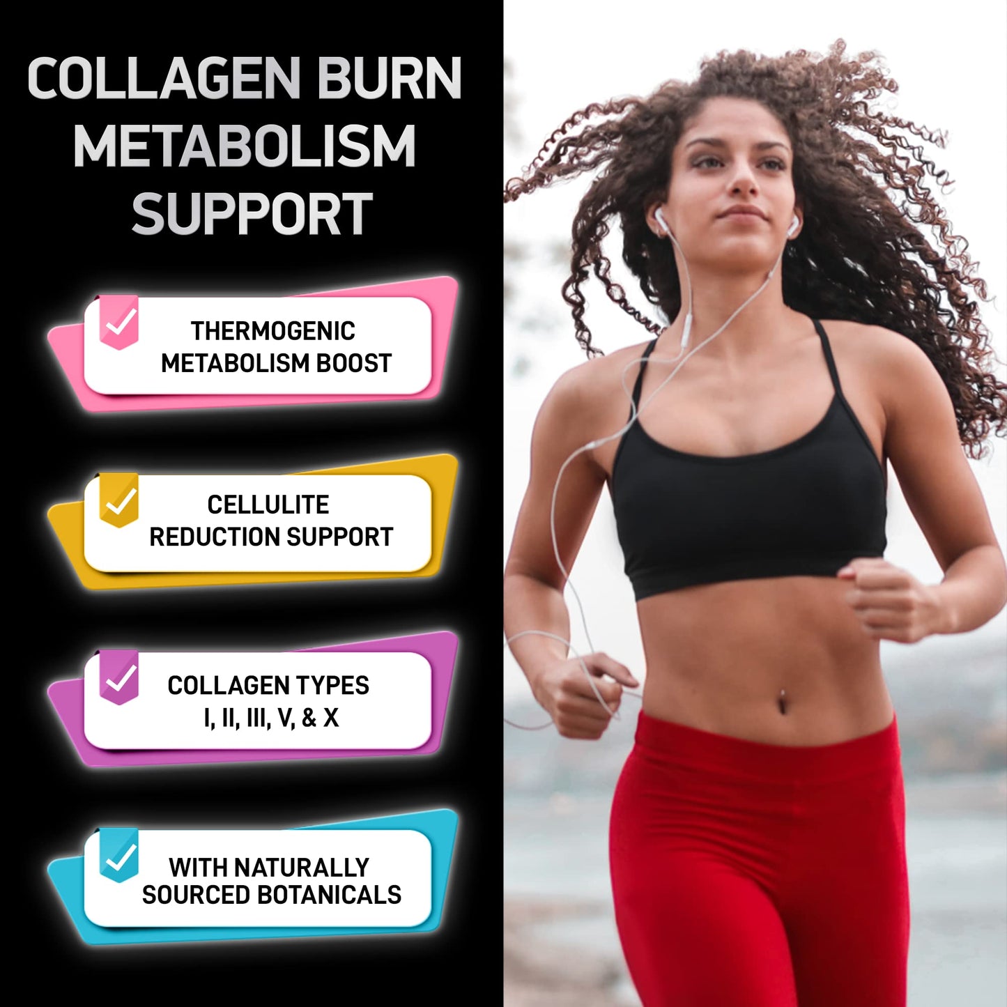 Thermogenic Multi Collagen Burn Capsules – Hydrolyzed Collagen Peptides + Hyaluronic Acid (2-Pack)