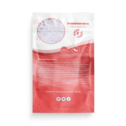 Thermoplastic Beads 40g for DIY Tooth Repair – Moldable Dental Beads for Chipped Teeth | Realistic & Durable
