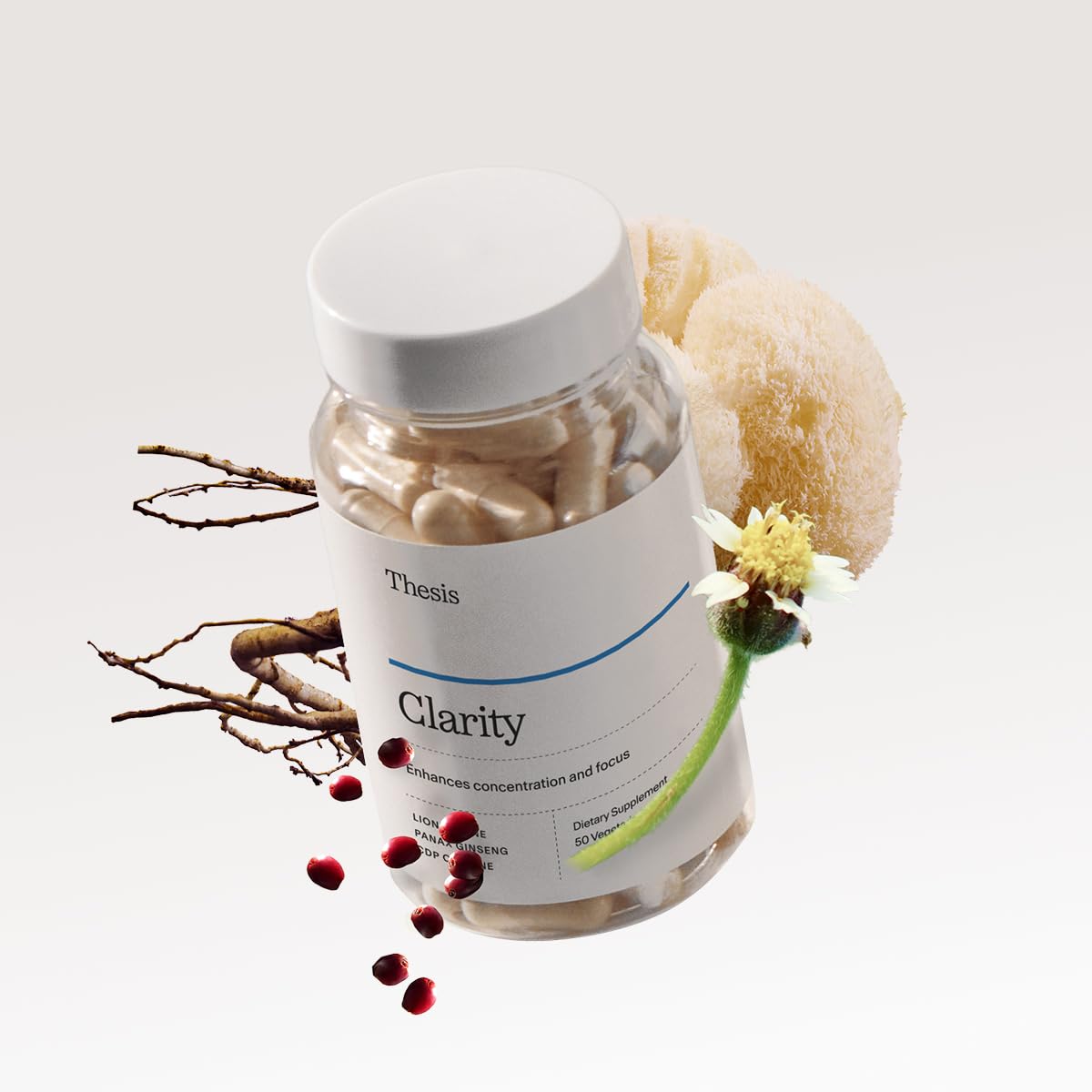 Thesis Clarity Nootropic Supplement – Daily Focus, Memory & Learning (25 Servings)