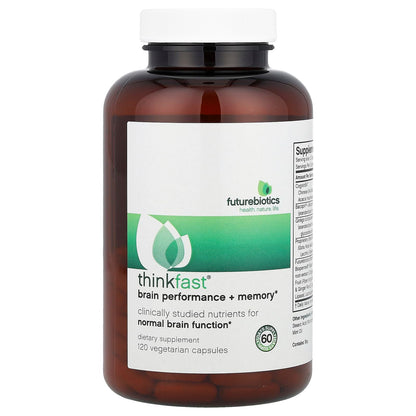 ThinkFast Futurebiotics 120 VCaps – Brain Health & Focus
