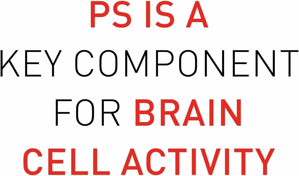 Natural Factors Phosphatidylserine — Memory, Focus & Brain Support | Soy & Gluten Free, 120 Softgels