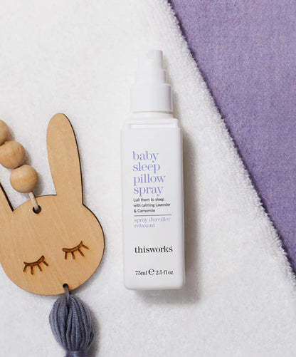 Thisworks Baby Sleep Pillow Spray – Ultra-Gentle Sleep, Lavender & Chamomile, 75ml (6+ Months)