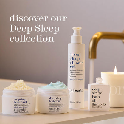 THISWORKS Deep Sleep Pillow Spray – 250 ml | Natural Aromatherapy Sleep Aid with Lavender, Vetivert & Chamomile