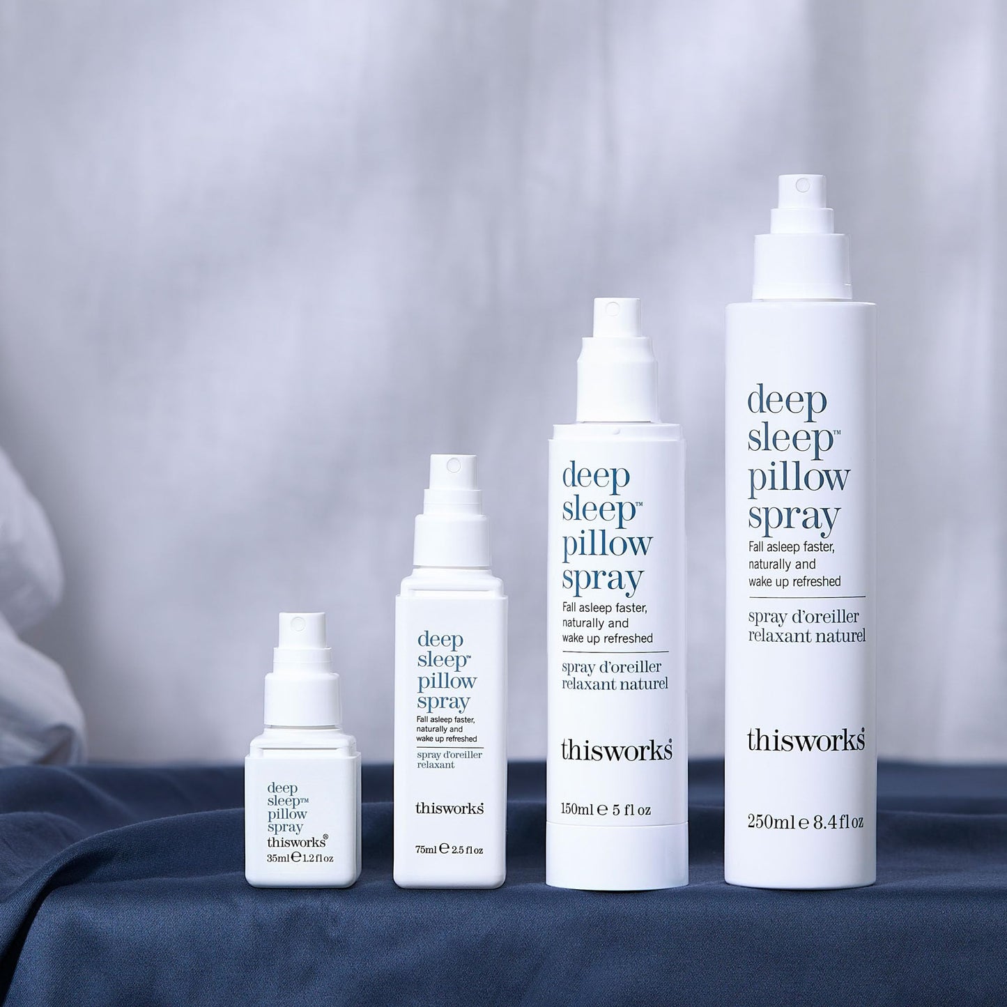 THISWORKS Deep Sleep Pillow Spray – 250 ml | Natural Aromatherapy Sleep Aid with Lavender, Vetivert & Chamomile